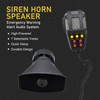 12V 100W 7 Tone Police Siren Car Alarm Amplifier, Siren