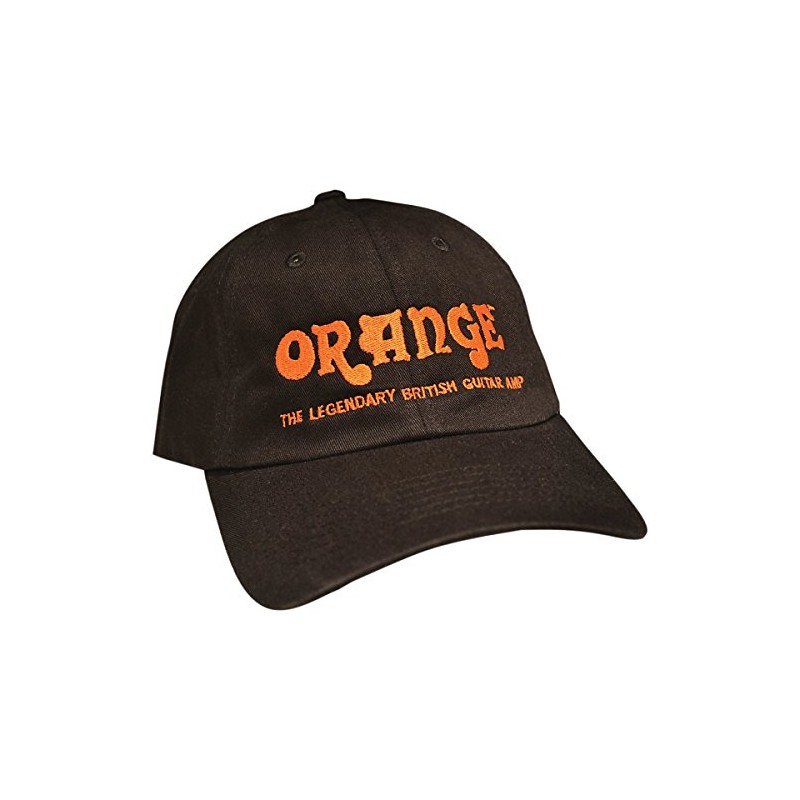 Orange Amplifiers Baseball Hat Black