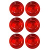 Annastore 6 x Placemats Made of Wonderfully Shimmering Melamine Diameter