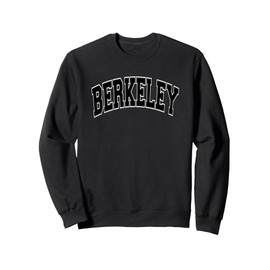 Berkeley Arched Black Text Sweatshirt