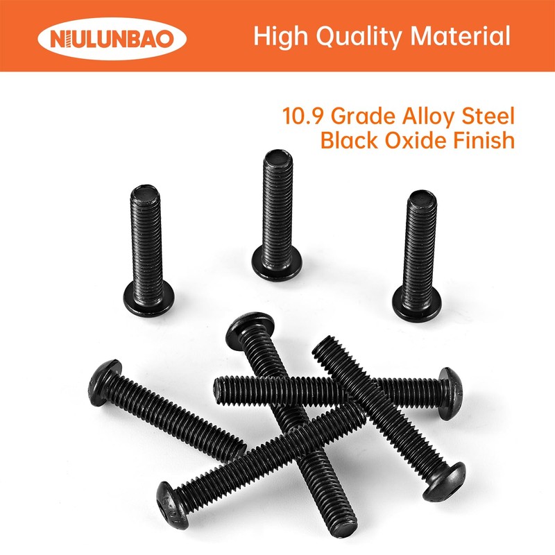 NIULUNBAO M6 x 30mm 35mm 40mm 45mm 50mm Button Head
