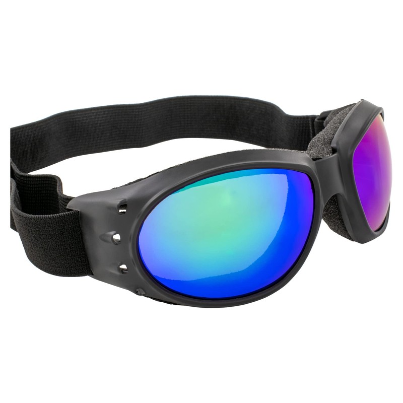Birdz Eyewear Eagle Padded Dirt Bike Motorcycle Riding Goggles Black