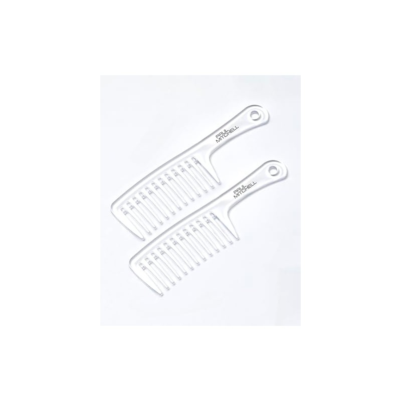 Paul Mitchell Detangler Comb, Wide Tooth Comb Detangles Wet or