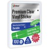 Uinkit 105Sheets Premium Clear Vinyl Sticker Paper for Inkjet Printer