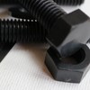 10 x Black Hexagon Head Screws Polypropylene (PP) Plastic Nuts,