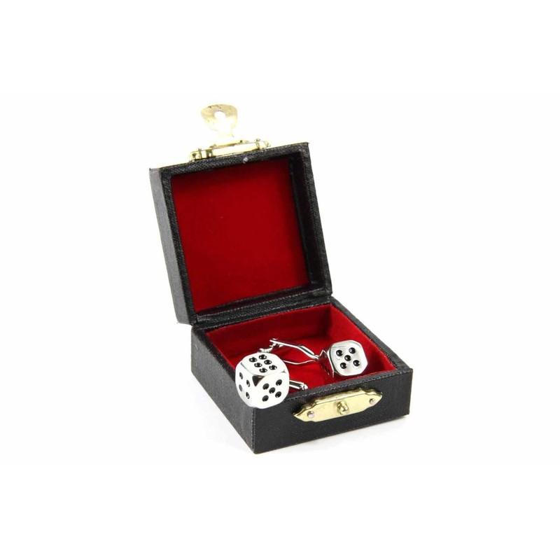 Miniblings Dice Cuff Links Cufflinks Dice Poker Game Poker With