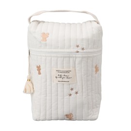 Diaper Bag Tote, Travel Diaper Tote, Multifunction Baby Bag for Bottle Wipes Pacifier (Little Bear)