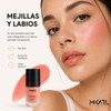 Rubor Líquido Profesional Coral Makeup Atelier Tono Vibrante Luminoso, Efecto