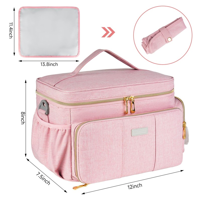 ZIOZERTT Breast Pump Bag Compatible with Spectra S1 and S2