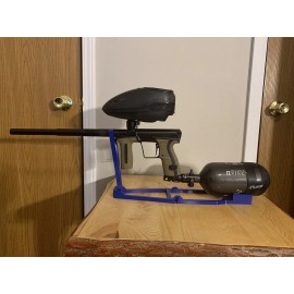 Massari Designs Collapsible Paintball Gun Stand- Blue