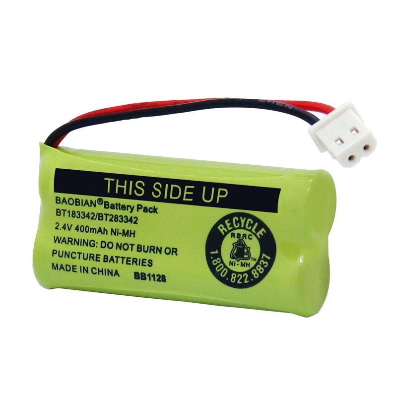 BAOBIAN BT183342/BT283342 2.4V 400mAh Ni-MH BT166342/BT266342 BT162342/BT262342 Rechargeable Cordless Phone