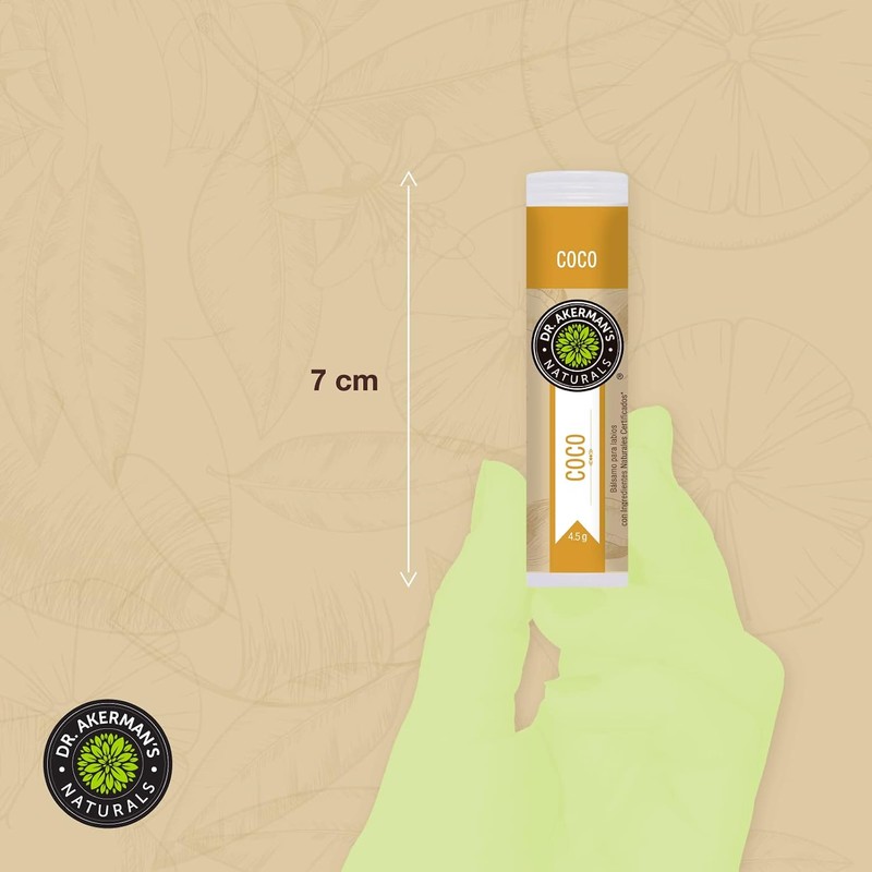 Bálsamo Labial Natural Humectante Protección para Labios Dr. Akerman´s Natural