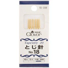 クロバー(Clover) とじ針 No.18 6本入り 55-008