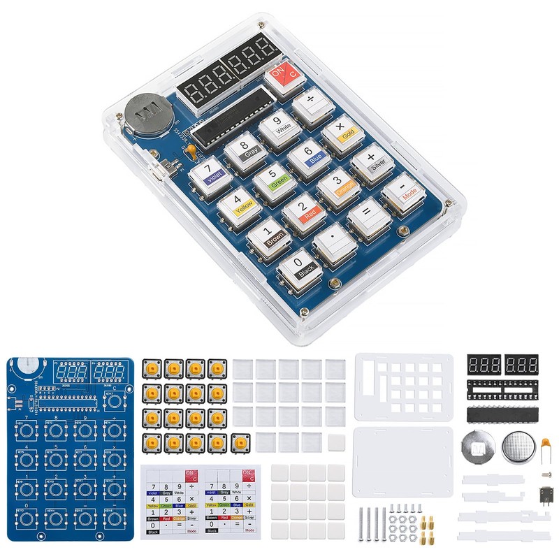 6-Bit Soldering Kit DIY Soldering Exercise Kit with LED Display
