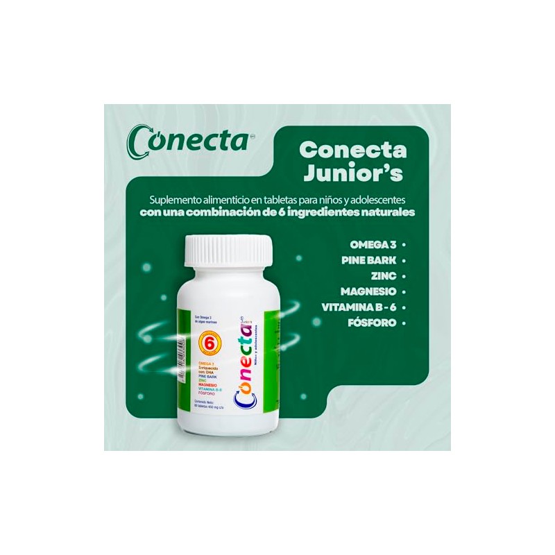 Suplemento AlimenticioConecta Junior´s 60 tabletas (450 mg)