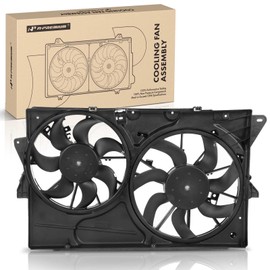 A-Premium Engine Radiator Cooling Fan Assembly Compatible with Select Ford & Lincoln Models - Taurus 2013-2019, MKS 2013-2016 - Replace# DG1Z8C607C