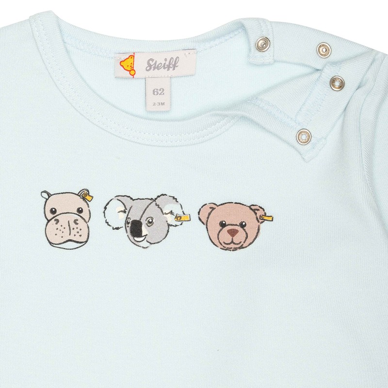 Steiff Lazy Nils Baby Boys' Jogging Set with Long-Sleeved T-Shirt