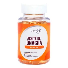 Aceite De Onagra (Prímula)  120 Softgels De 700mg  Natgel                                                                                             