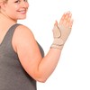 Juzo Compression Hand Wrap Right Black, Left Beige X-Small