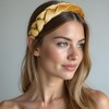 Dresyu Braided Headbands Velvet Headband for Women Soft Twisted Hair