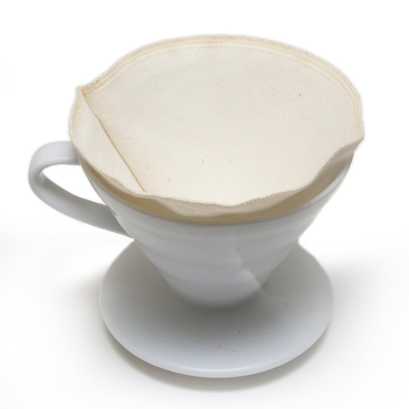 CAFCAF All Ingredients Organic Flannel Coffee Filter Barometz Flannel 1