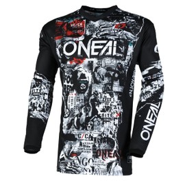 O'NEAL Element Attack Mens Jersey Black/White Medium