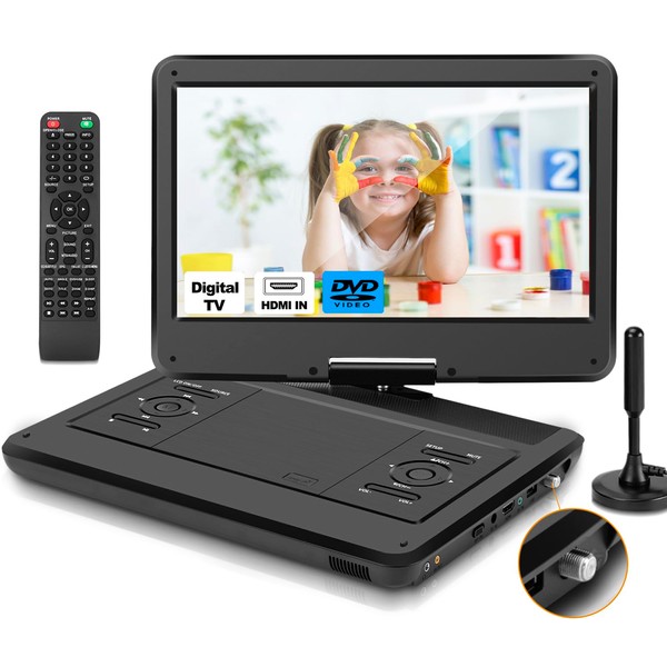 Feihe 16.5" Portable TV/DVD Player Combo with 14.0" Large HD