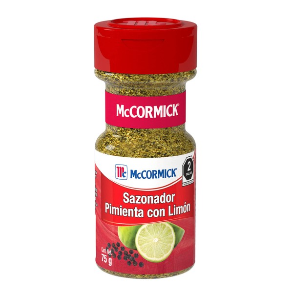 McCormick Sazonador Pimienta con Limón 75 g