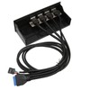 ciciglow 5.25" USB 3.0 Front Panel Hub 4 Ports 5Gbps