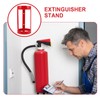 HOMSFOU Metal Holder Stand Extinguisher Base for Office Easy Installation