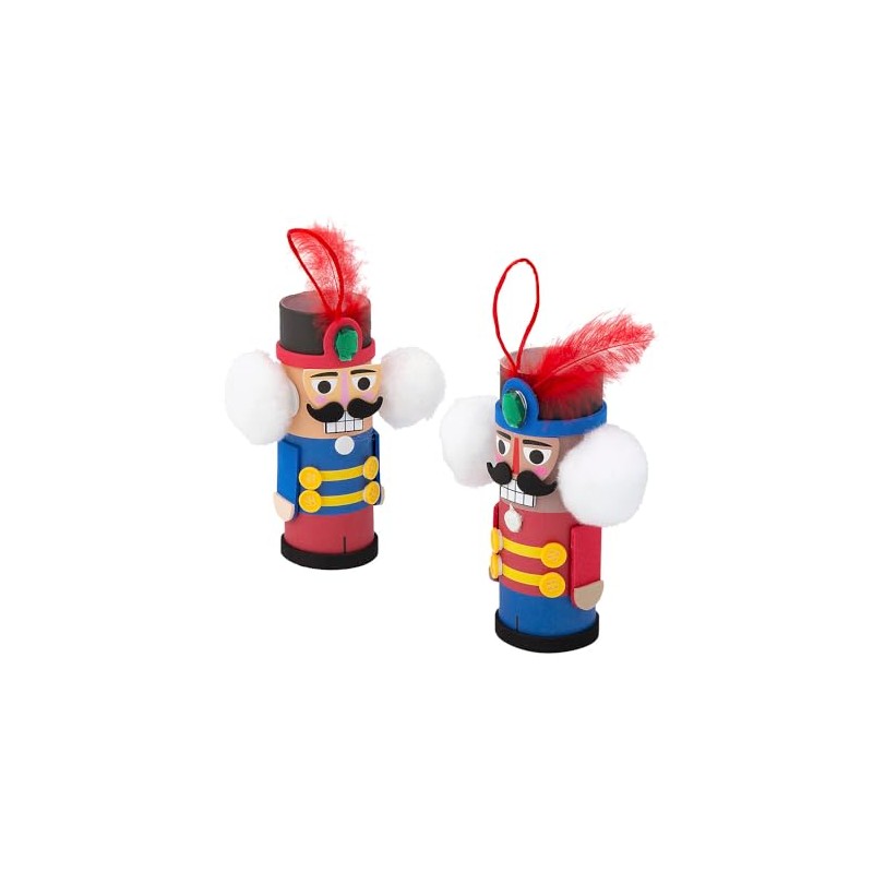 Fun Express Nutcracker Christmas Ornament Craft Tube Craft Kit -