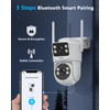 OOSSXX (2-Way Audio & Auto Tracking) Dual Lens PTZ Outdoor