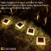 Lacasa Solar Deck Lights, 4 Pack 30LM LED Dock Light