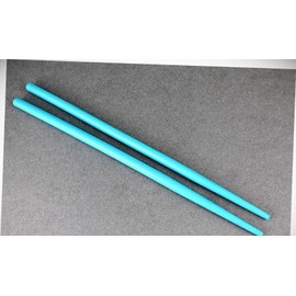 Perfect Hairstyle with Our Hair Accessories - Turquoise Hair Sticks Painted Solid Color Wood Chop Picks Pins Accessory 7" Long Fashionable Hair Accessory Hair Jewelry Accessories for Lady Women