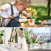 Diy Maceteros Pequeños De Plástico Para Interior, 22 Piezas