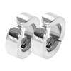 1 Par Clips de Oreja con Estilo de Acero Inoxidable