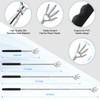 Yeipis 3 Pack Back Scratcher Metal Portable Telescoping with Rubber