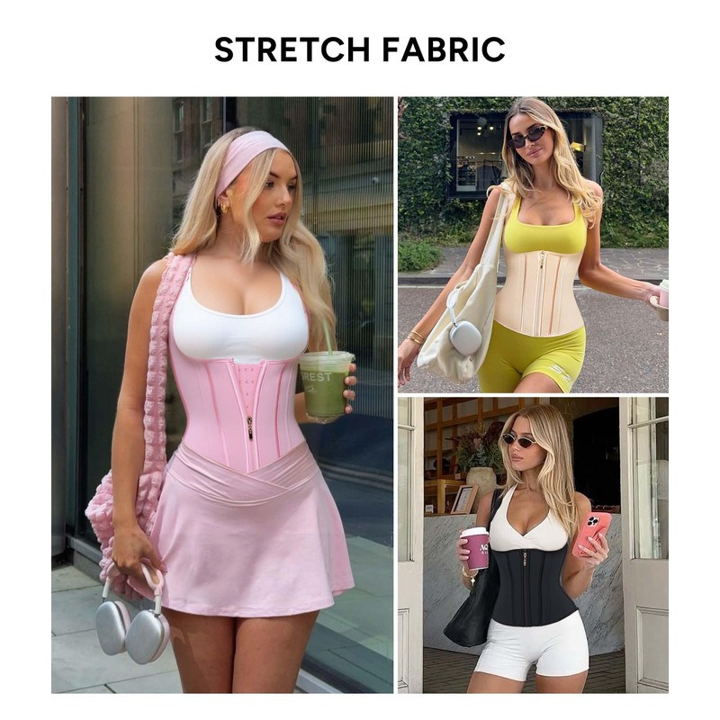 Nebility Waist Trainer for Women Corset Shapewear Tummy Control Faja