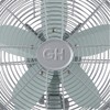 Good Housekeeping 92604 All-Metal 12" Retro Desk Office Table Fan