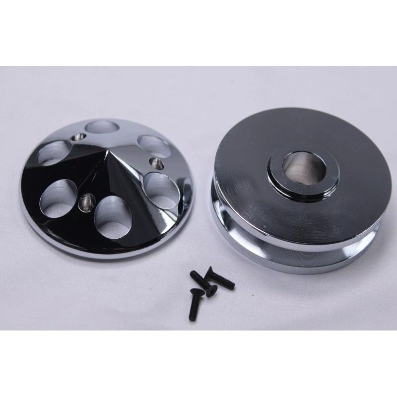 CNCRSR Big Block Chevy Pulley Kit V-Belt Short Water Pump
