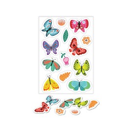 Junapack Table Confetti Set Confetti Party Decoration Paper Confetti for Birthday, Children's Party, Decoration for Children's Birthday Party, Butterflies Blue Pink