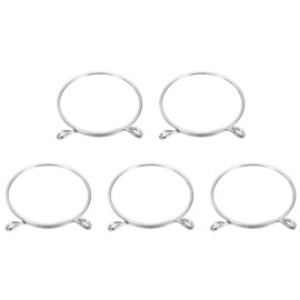 uxcell Fuel Line Hose Clips, 5Pcs 75mm ID 81mm Max. ID 304 Stainless Steel Water Pipe Air Tubing Spring Hose Clamps for Motorcycle Scooter ATV, Silver