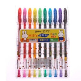 (JQ) Miffy Scented Gel Pen Scented Ballpoint Pen 10 Colors 0.5mm / (제이큐)미피향기나는 중성펜 향기나는펜 볼펜 10색 0.5mm