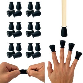 Extra Small Silicone Chair Leg Floor Protectors Fit 19/32”to15/16” Furniture Table Feet Cover Non-Slip Bottom Chair Leg Caps for Hardwood Floors Prevent Scratches No Noise, 24 Pack