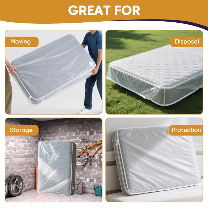 CHUPER King/Cal King Mattress Bag for Moving and Storage ,