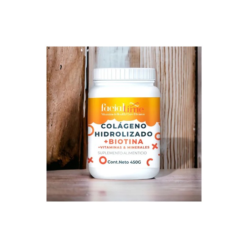 Jabn De Colgeno Colgeno Biotina 450gr Facial Time Sin Sabor