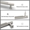 ROMATEE 10Pack Brushed Satin Nickel Cabinet Pull,5 Inch(128mm) Hole Centers