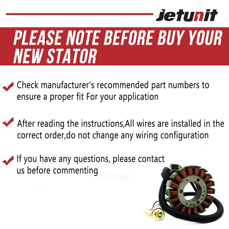 Stator for Yamaha Jet-Ski 6D3-81410-01-00 (2005-2009) VX110 Sport /VX110 Deluxe