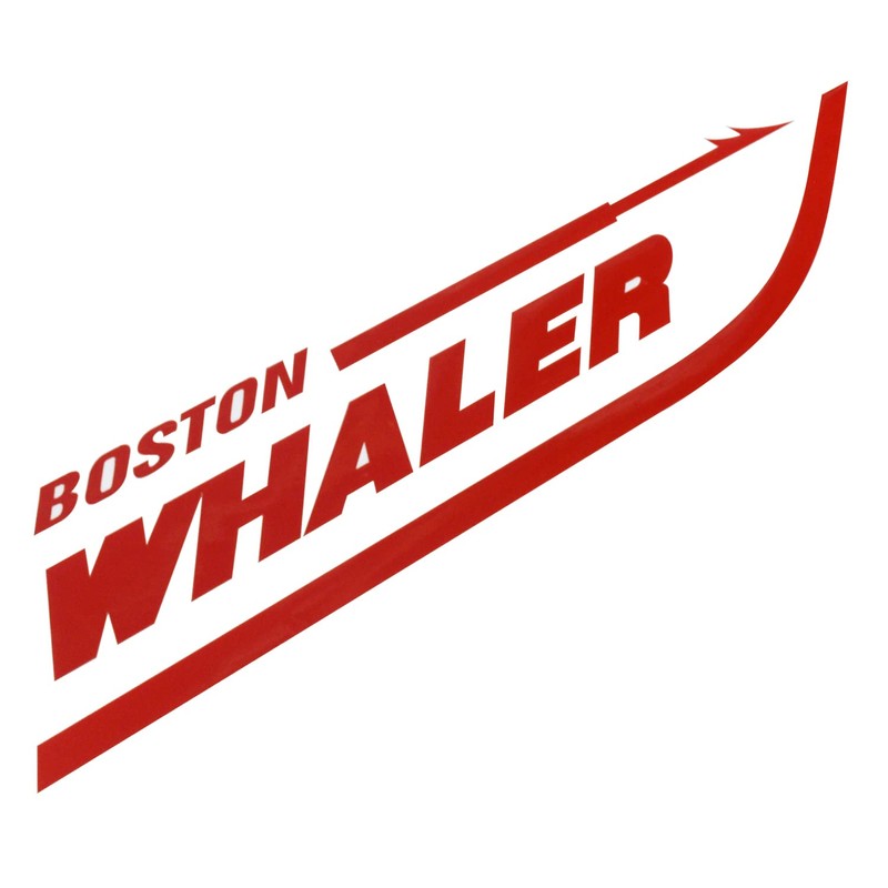 2Pc Boston Whaler Stickers Decal Boat Outboard Motor Fit for