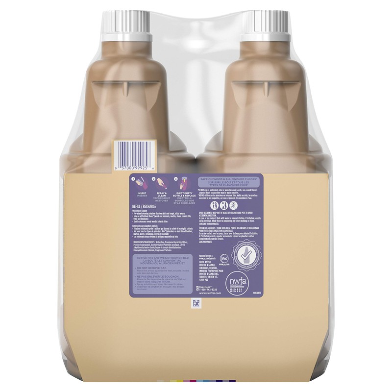 Swiffer Wetjet Wood Floor Cleaner Solution Refill, 42.2 Oz -